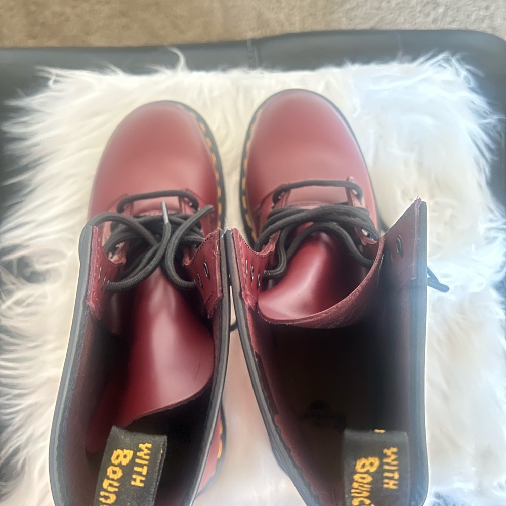 Dr. Martens Cherry Red Boots